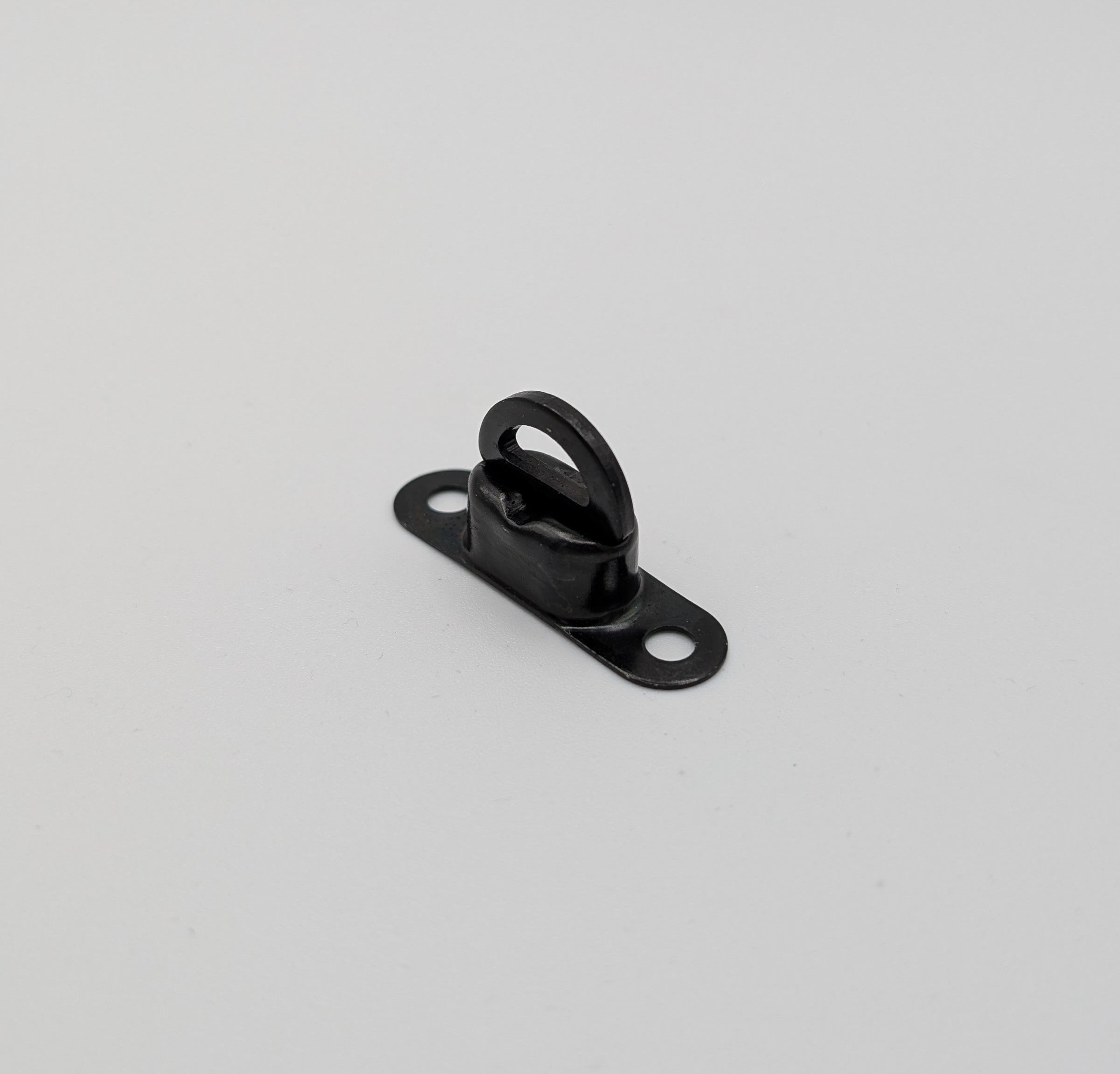 Drehverschluss Messing schwarz für Ovalöse 22,5 x 13,5 mm