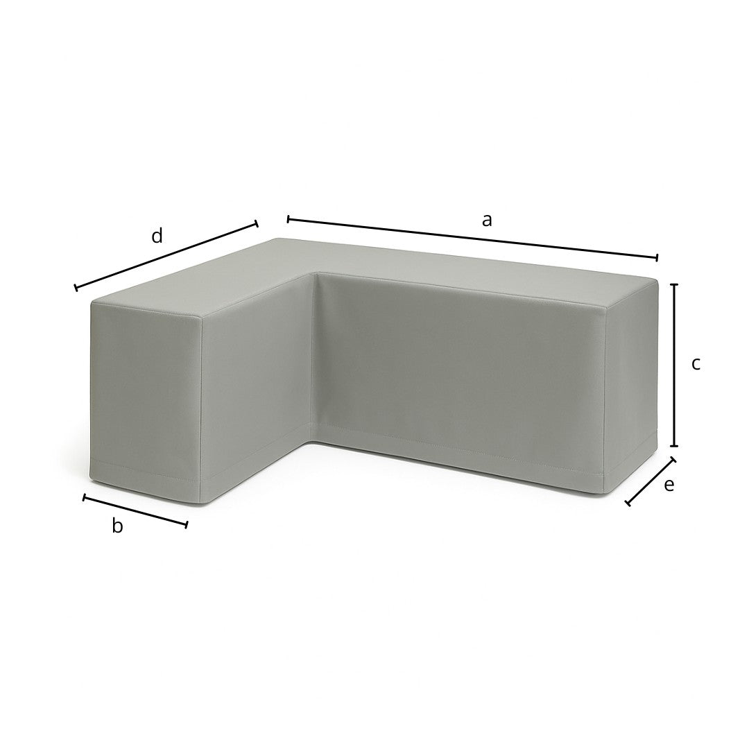 Abdeckhaube L-Form 600 g/m², matt